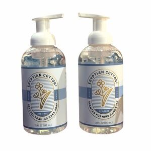 2 COMMONWEALTH SOAP CST Nourishing EGYPTIAN COTTON w/ALOE Foam Hand Wash 20 oz